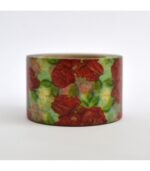 Flor granate y verde