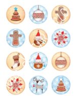 Papel de azucar Navidad 4