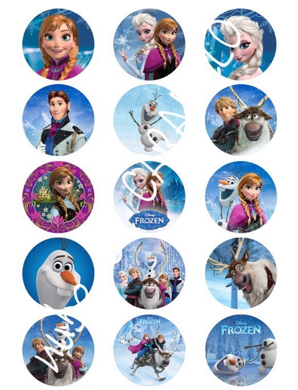 Papel de azucar FROZEN 1