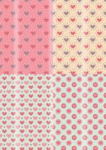 Papel mix corazones