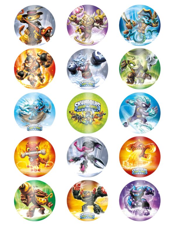 Papel de azucar Skylanders 1