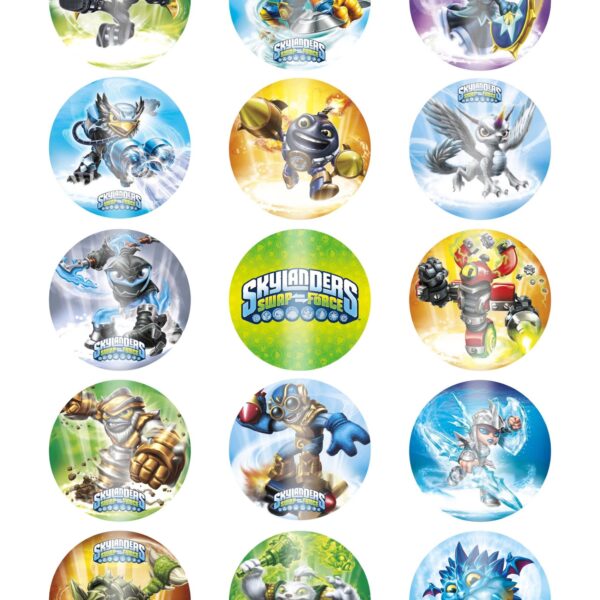 Papel de azucar Skylanders 2