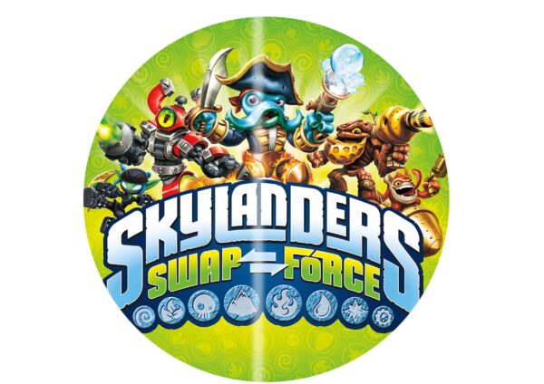 Papel de azucar Skylanders tarta