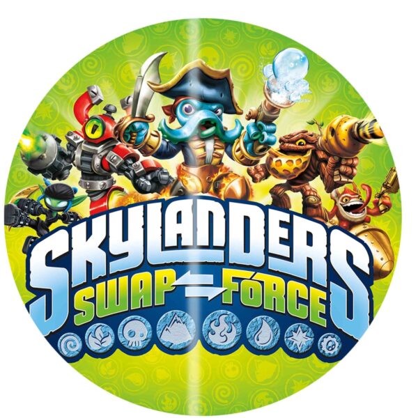 Papel de azucar Skylanders tarta