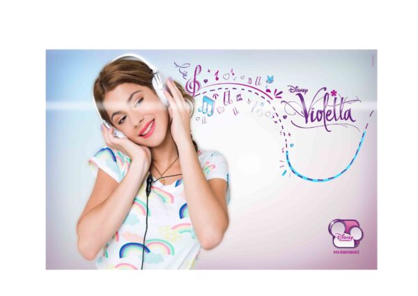 Papel de azucar Violetta 6