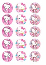 Papel de azucar Kitty galletas variadas