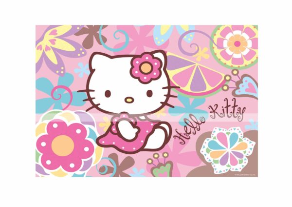 Papel de azúcar Kitty tarta 2