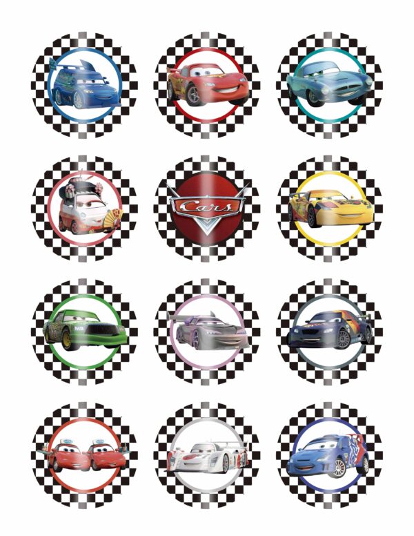 Papel de azucar nuevo Cars 3