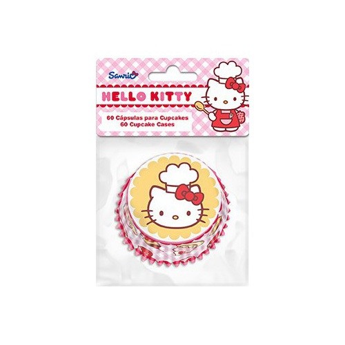 Cápsulas cupcakes Hello Kitty (60)