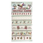 Set de 6 cintas Navidad vintage