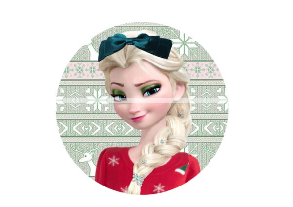 Papel de azucar tarta Frozen Navidad 2