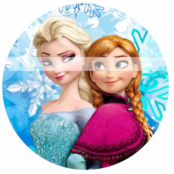 Papel de azucar Elsa y Ana hielo