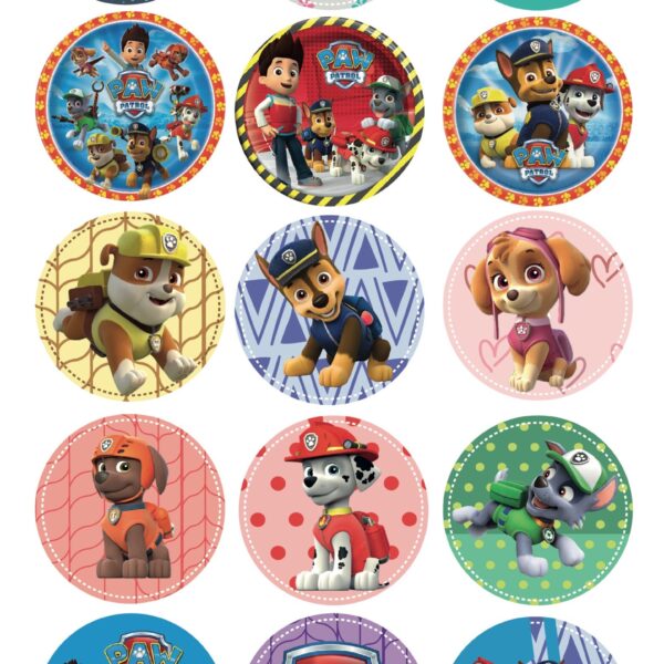 Papel de azúcar patrulla Canina 1