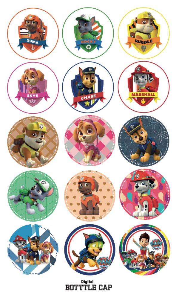 Papel de azúcar patrulla Canina 2