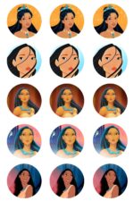 Papel de azúcar Pocahontas