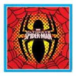 Servilletas De Papel Doble Capa Spiderman ( 33 X 33 Cm. ) Pack 20