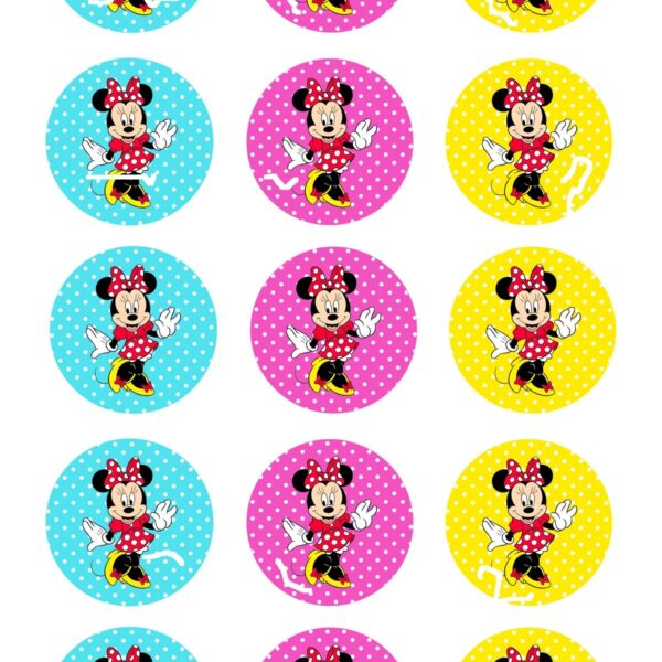 Papel de azucar Minnie 4