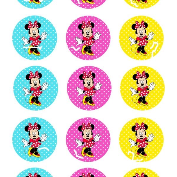 Papel de azucar Minnie 4