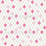 Rombos rosa blanco y dorado