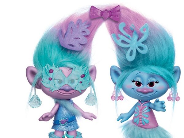 Papel tarta Trolls 4