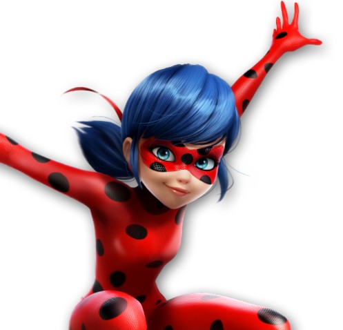 Papel Ladybug tarta cuadrada 4 18 cm