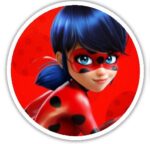 Papel Ladybug 1 tarta 18 cm