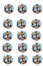 Papel Soy Luna galletas 5 cm