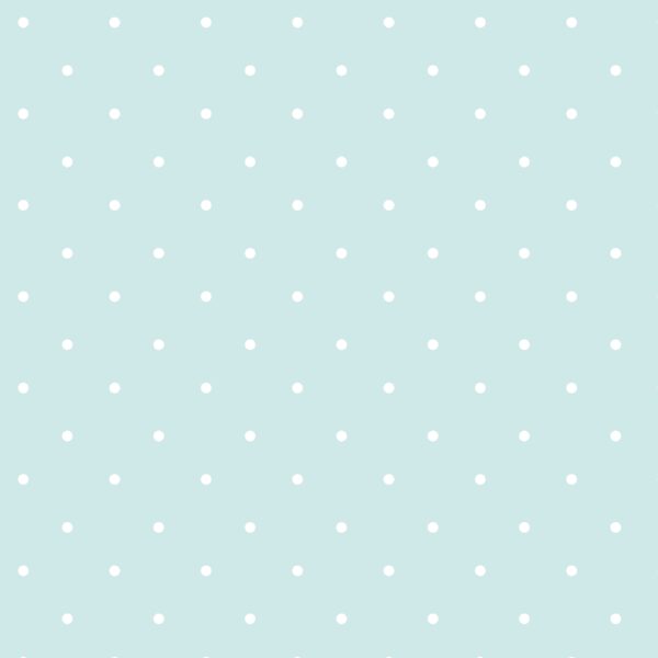 Papel de azúcar topos blancos y mint