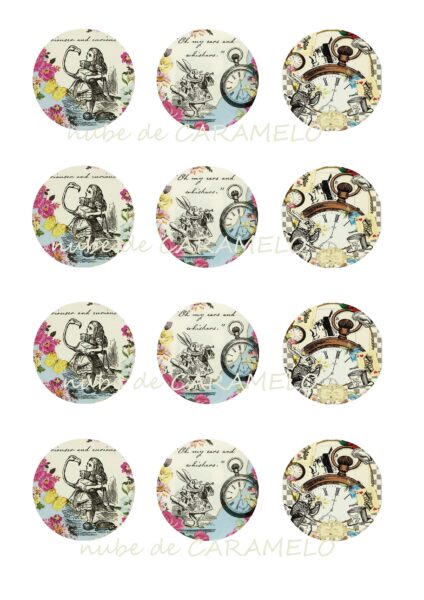 Papel de azúcar Alicia 2