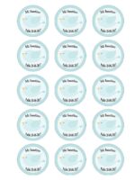 Papel de azúcar bautizo diseño 1