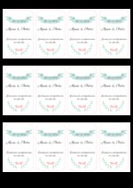 Papel de azúcar bodas 4