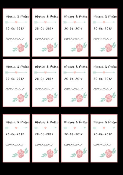 Papel de azúcar bodas 5