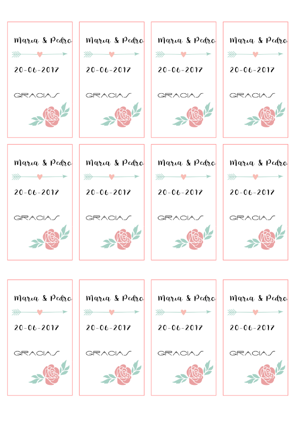 Papel de azúcar bodas 5