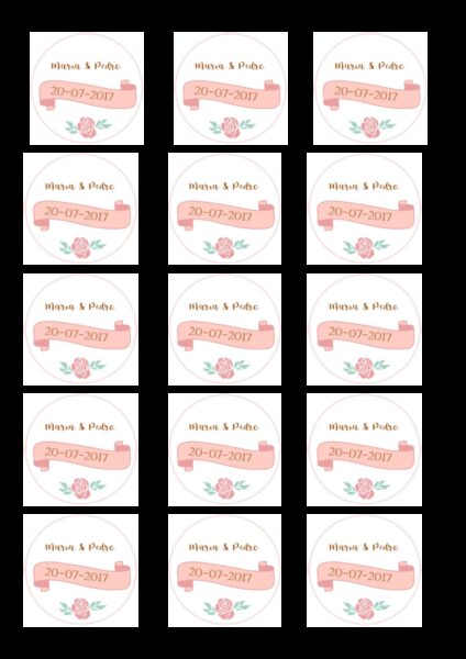 Papel de azúcar bodas 7