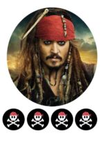 Papel Tarta Jake y los piratas 2