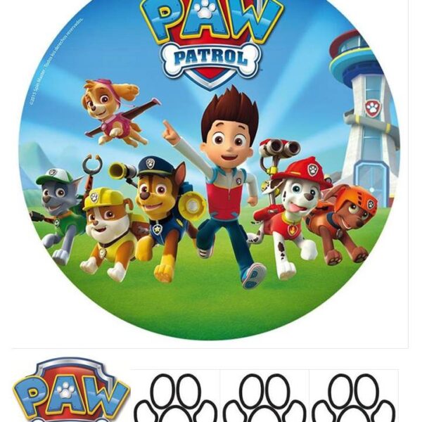 Papel de azúcar patrulla Canina 4