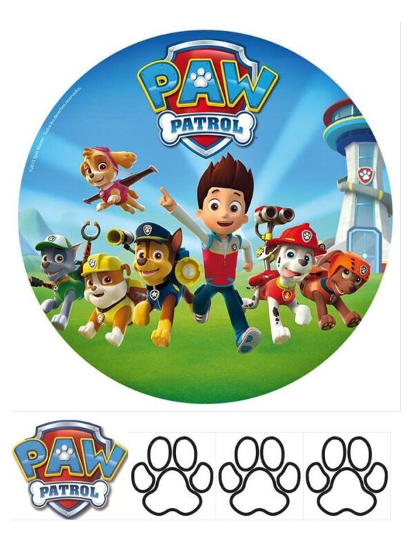 Papel de azúcar patrulla Canina 4