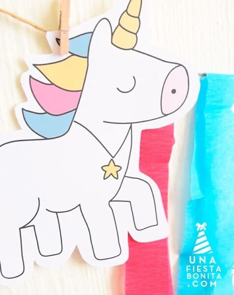 Imprimible Fiesta Unicornio 1