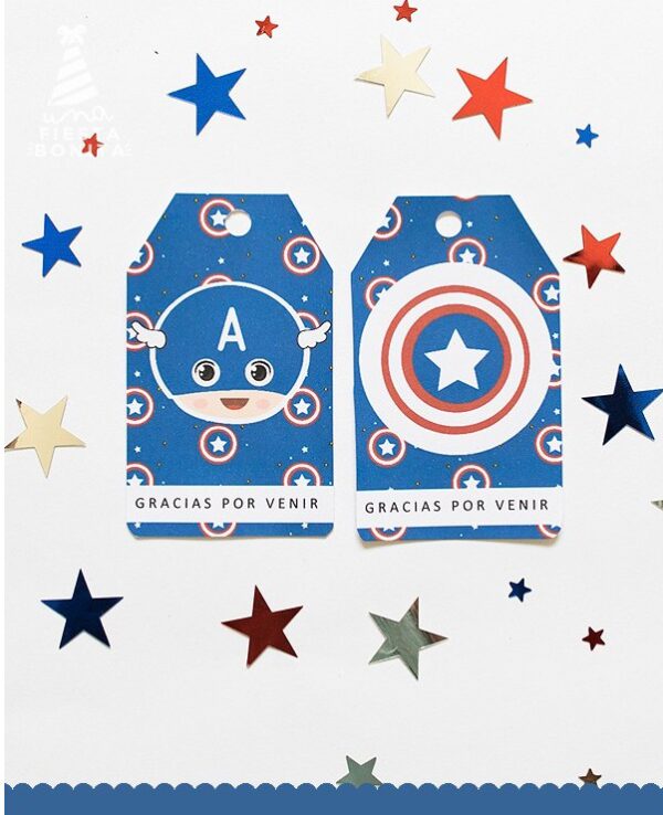 Capitán América invitaciones