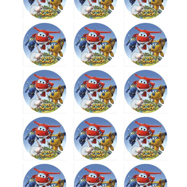 Papel tarta superwings 10