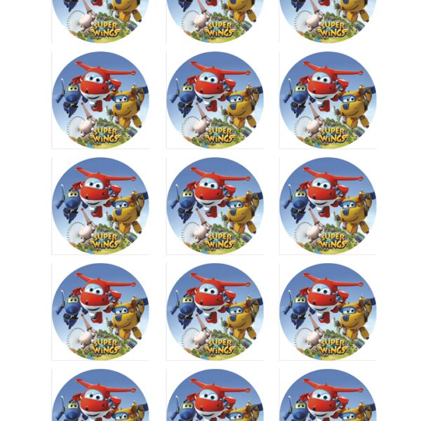 Papel tarta superwings 10