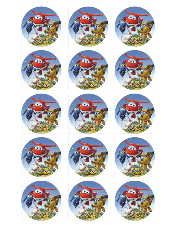 Papel tarta superwings 10