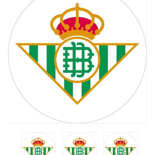 Papel de azúcar escudo Betis