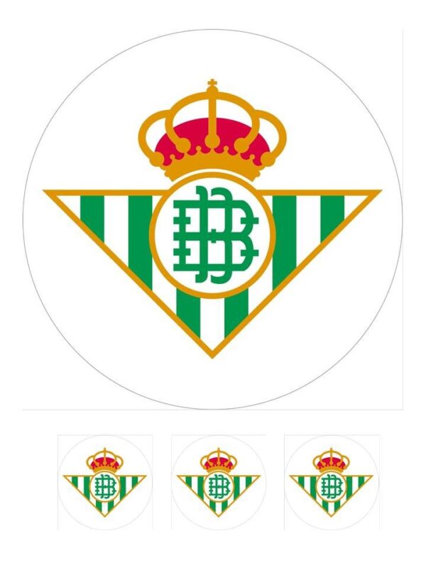 Papel de azúcar escudo Betis