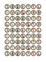 Papel de azúcar minioreo Navidad 1