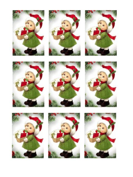 Papel de azúcar Navidad 13