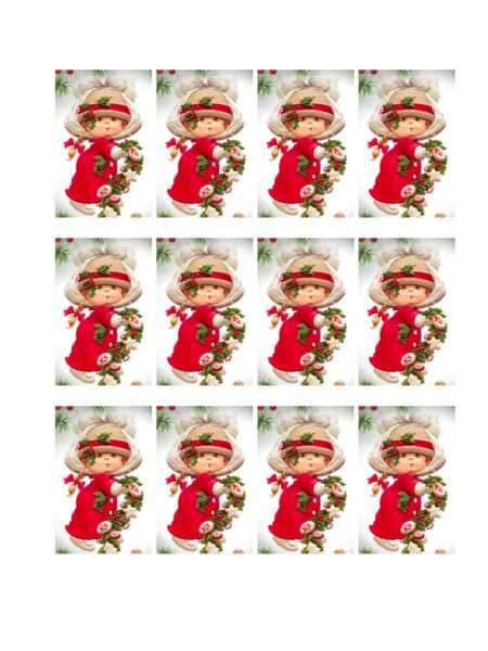 Papel de azúcar Navidad 14
