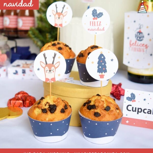 Toppers IMPRESOS para cupcakes