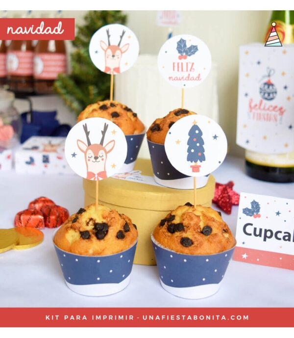 Toppers IMPRESOS para cupcakes