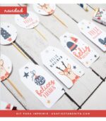 Etiquetas IMPRESAS Navidad